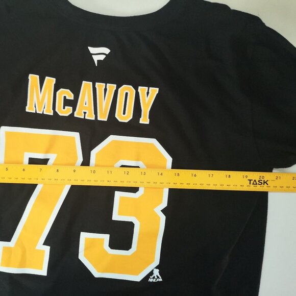 Fanatics Boston Bruins #73 McAvoy Ladies Short Sleeves T-shirt - Picture 6 of 6